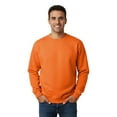thumbnail image 1 of Gildan Unisex High Visibility Safety Sweatshirt, 50/50 Cotton/Polyester Hi Vis Reflective Sweater (Safety-Orange, 3XL), 1 of 9