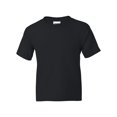 thumbnail image 1 of Gildan Unisex Kids’ Crewneck Tee with Short Sleeves, Black, Pack of 5, 1 of 1