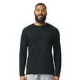 thumbnail image 1 of Gildan Unisex Performance Long Sleeve T-Shirt 100% Polyester Breathable Classic Fit Tee (Black, 3XL), 1 of 7