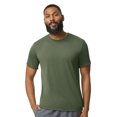 thumbnail image 1 of Gildan Unisex Short Sleeve T-Shirt 100% Polyester Breathable Modern Classic Fit Tee (Military-Green, 2XL), 1 of 6