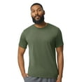 thumbnail image 1 of Gildan Unisex Short Sleeve T-Shirt 100% Polyester Breathable Modern Classic Fit Tee (Military-Green, M), 1 of 6