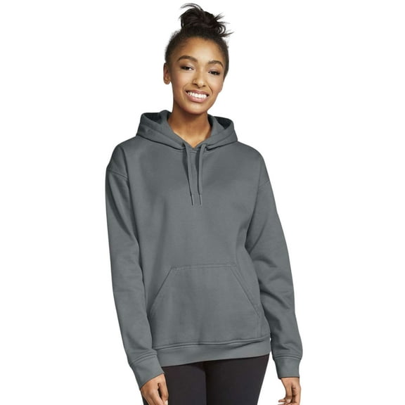 Gildan Unisex Softstyle Hooded Sweatshirt, 80/20 Cotton/Polyester Winter Long Sleeve Fleece Hoodies (Charcoal, M)
