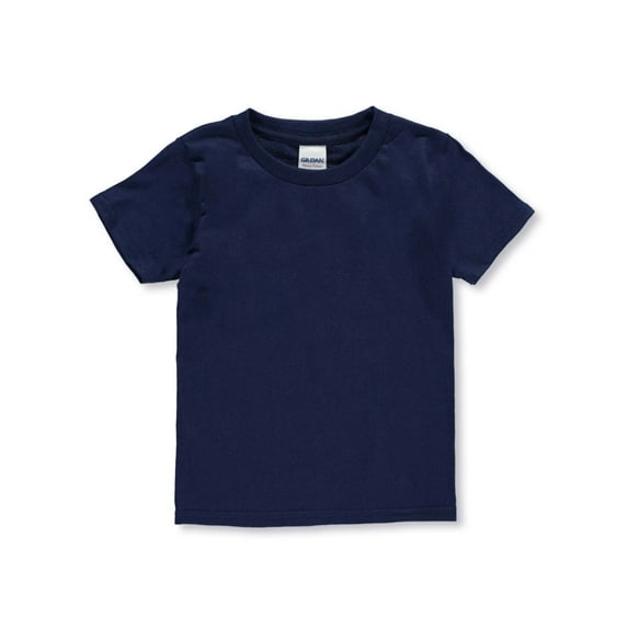 Gildan Unisex T-Shirt Color: navy Size: 5t
