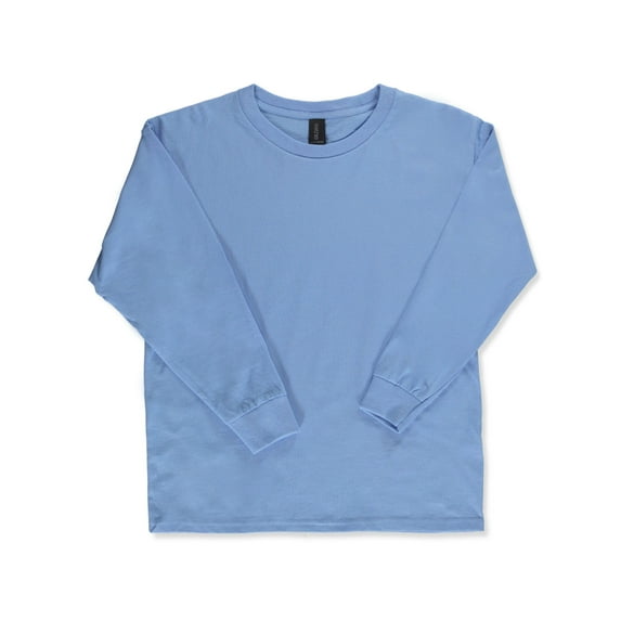 Gildan Unisex Long -Sleeve T-Shirt (Youth Sizes XS – XL) Color: carolina blue Size: xs/4-5