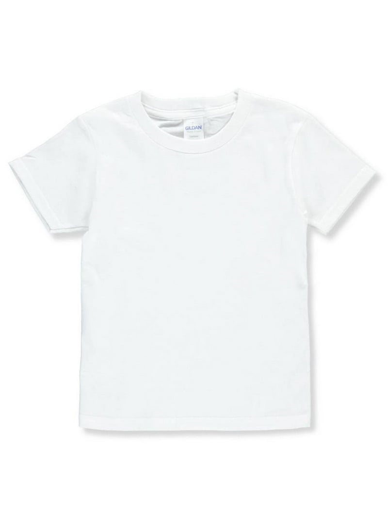 Gildan Unisex Kids Tee White, Toddler Size 2T, Baby T-Shirt for