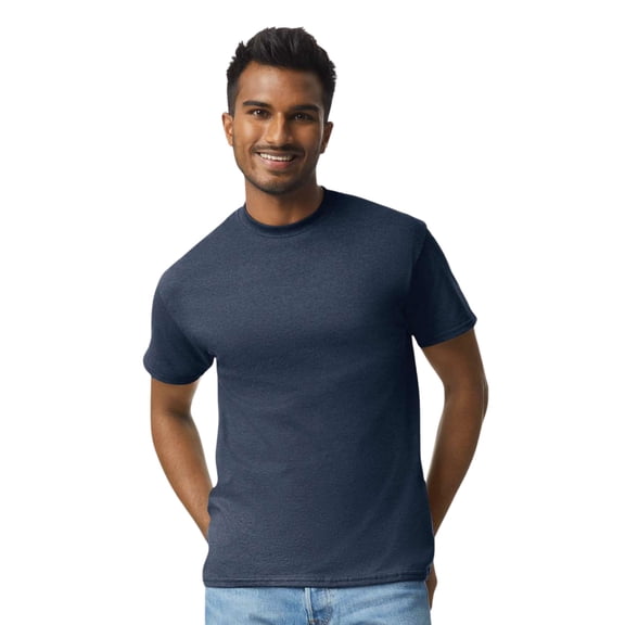 Gildan Unisex Ultra Cotton Crewneck T-Shirt Classic Tee Shirt (Blue Dusk, M)
