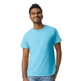 thumbnail image 1 of Gildan Unisex Ultra Cotton Crewneck T-Shirt Classic Tee Shirt (Sky, M), 1 of 7