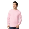 thumbnail image 1 of Gildan Unisex Ultra Cotton Long Sleeve T-Shirt 100% Cotton Classic Fit Casual Tee (Light-Pink, XL), 1 of 7