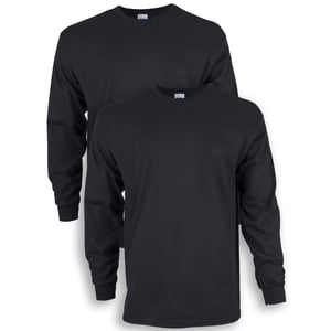 Gildan Men's Ultra Cotton Long Sleeve T-Shirt, 2-Pack