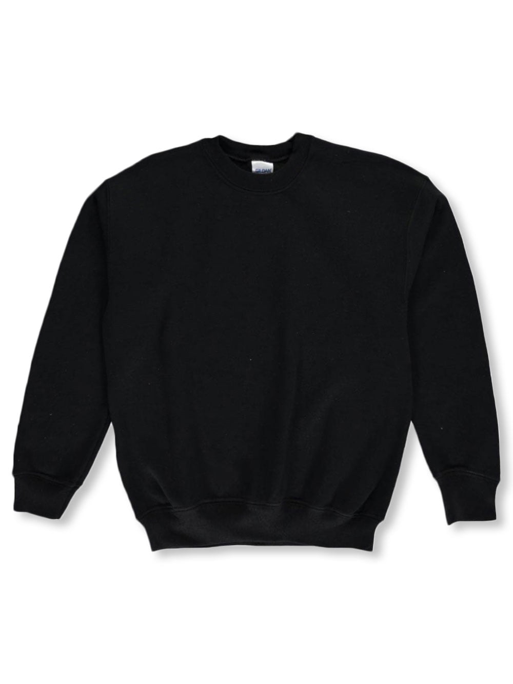 Gildan Unisex Youth Crewneck Sweatshirt (Sizes 4 - 20) - black, l/14-16  (Big Girls)