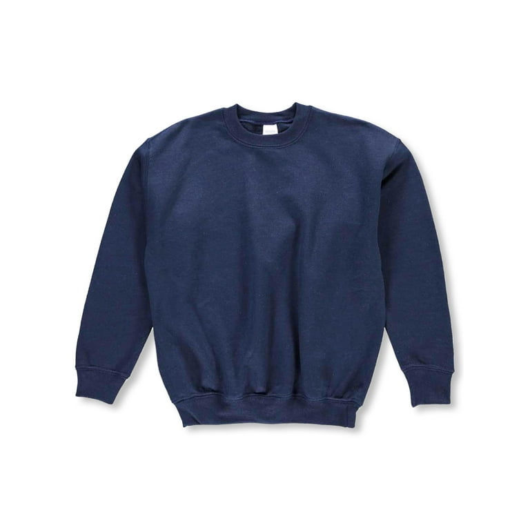 Gildan Unisex Youth Crewneck Sweatshirt Sizes 4 20 navy m 10 12 Big Girls