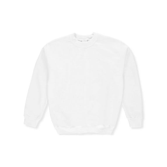 Gildan Unisex Youth Crewneck Sweatshirt (Sizes 4 - 20) Color: white Size: xl/18-20