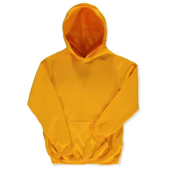 Gildan Unisex Youth Pullover Hoodie Color: gold Size: s/6-8