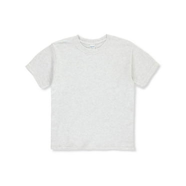 Gildan Unisex Youth T-Shirt - ash gray, m/10-12 (Big Girls)