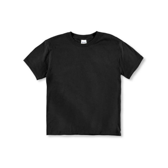 Gildan Unisex Youth T-Shirt - black, s/6-8 (Little Girls)