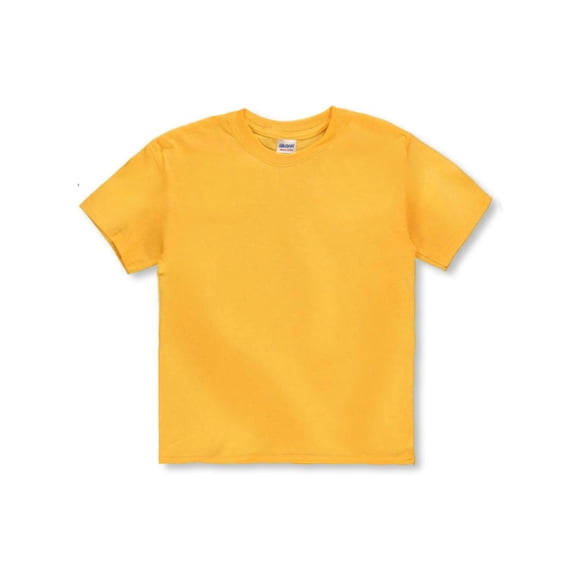 Gildan Unisex Youth T-Shirt - gold, m/10-12 (Big Girls)