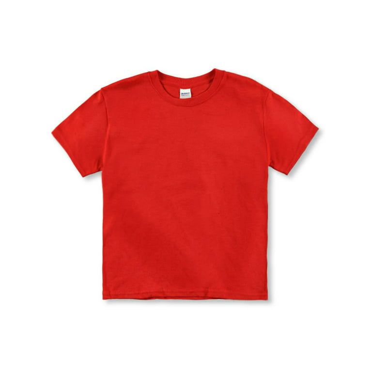 Unisex Toddler - Youth Red Contrast Sublimation T Shirt 5T