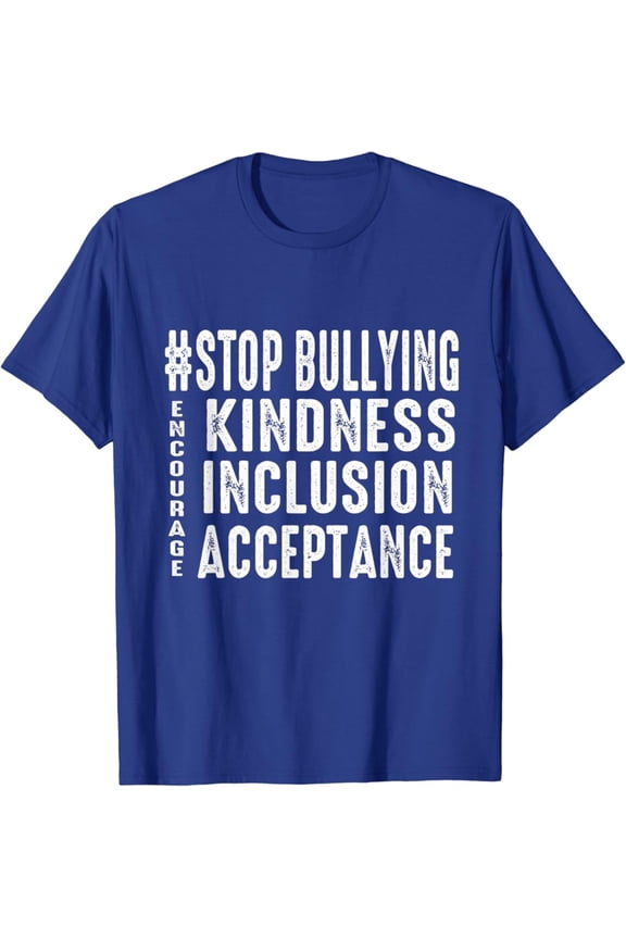 Unity Day Stop Bullying prevention Month October Wear Blue T-Shirt Gift for Men Women Unisex Tee