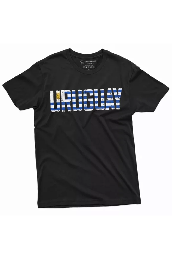 Uruguay T-Shirt Nation Oriental Del Uruguay T-Shirt Flag Soccer Shirt Gift For Men Women Unisex Tee