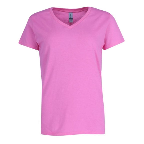 Gildan V-neck Cotton Short Sleeve Tee (Women's Plus)
