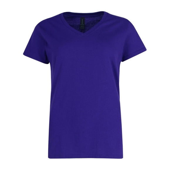 Gildan  V-neck Cotton Short Sleeve Tee (Women)