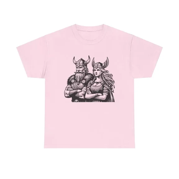 Gildan Vikings Couple T-Shirt