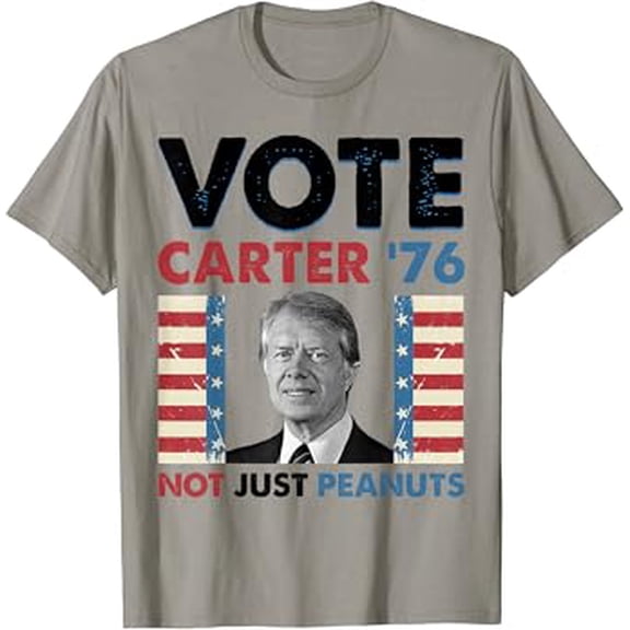 Gildan Vote Carter '76 Not Just Cartoon Jimmy Carter Gift Hot Trending T-Shirt Unisex S To 5Xl