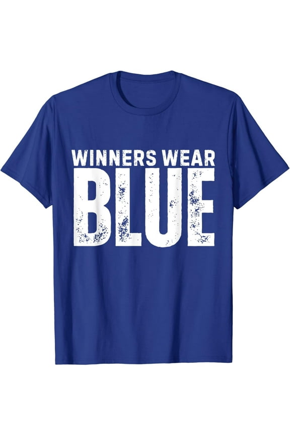 Winners Wear Blue Spirit Wear Team Game Color War Camp Blue T-Shirt Gift for Men Women Unisex Tee