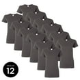 thumbnail image 1 of Gildan Women T-Shirts Value Pack Shirts for Women - Single OR Pack of 6 OR Pack of 12 Charcoal Shirts for Women Gildan T-shirts for Women Charcoal T-shirt Casual Shirt Basic Plain Shirts, 1 of 4