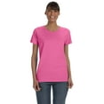 thumbnail image 1 of Gildan Women's 100 Percent Cotton Short Sleeve T-Shirt 5000L, Azalea, L, 1 of 1