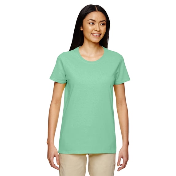 G5000L Gildan Ladies Heavy Cotton 100% Cotton T-Shirt, XL, Mint Green