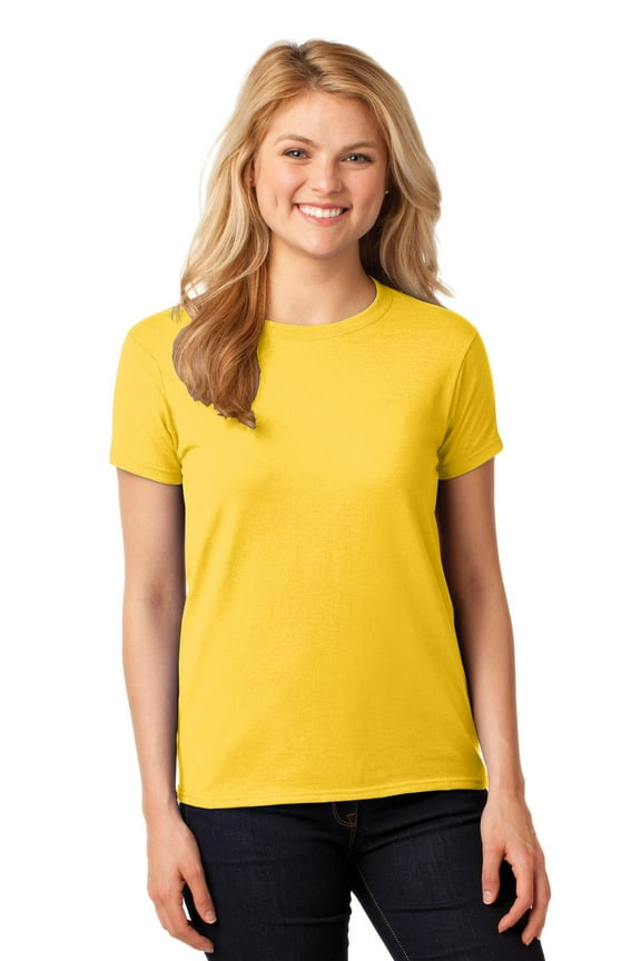 Women's 100 Percent Cotton Short Sleeve T-Shirt - 5000L
