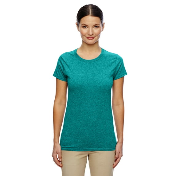 Gildan Women's 100 Percent Cotton Short Sleeve T-Shirt 5000L