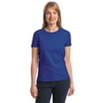 thumbnail image 1 of Gildan Women's 100 Percent Cotton Short Sleeve Taped Neck T-Shirt. 2000L, 1 of 1