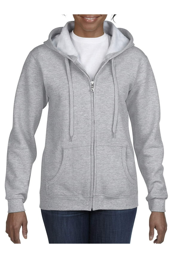 Women's Athleisure Heavy Blend Full Zip Hooded Sweatshirt