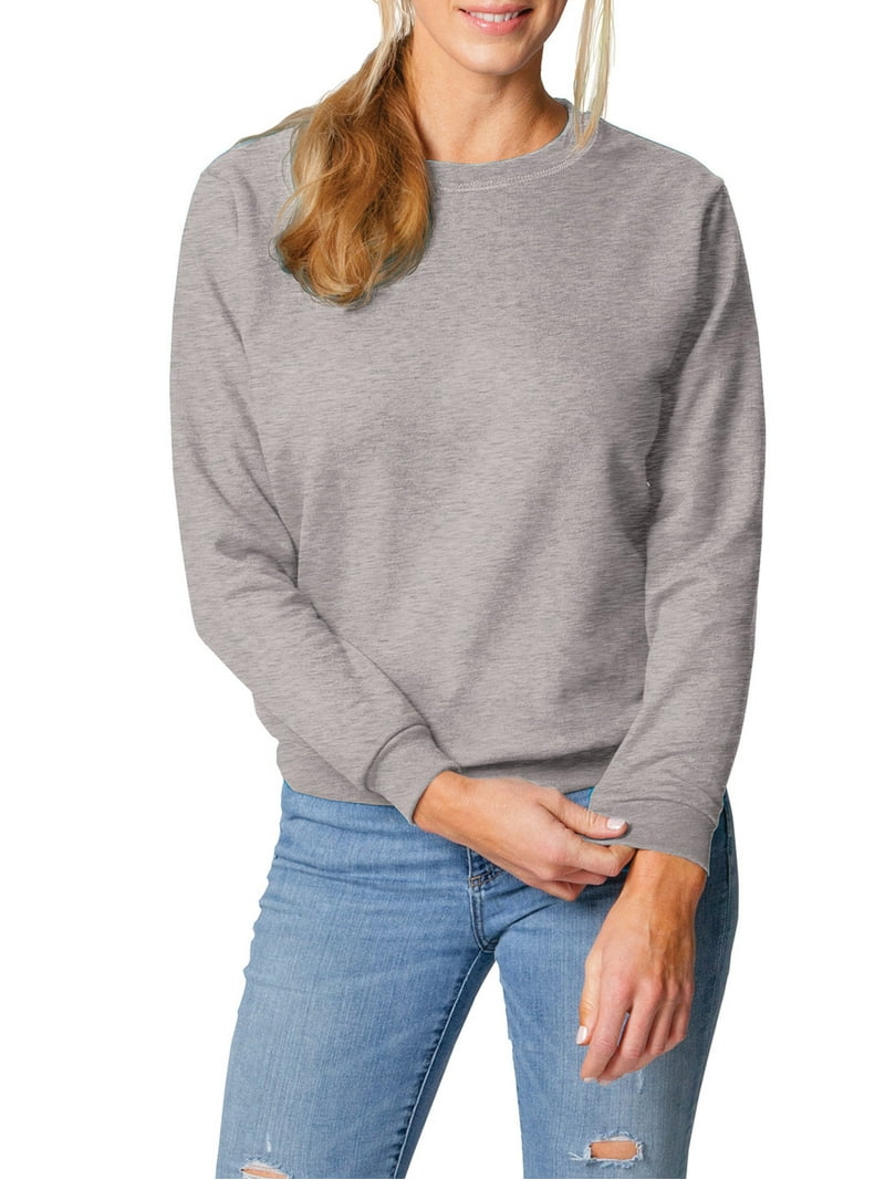 Gildan Women's Athleisure Soft Cotton Crewneck Fleece Sweatshirt