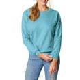 thumbnail image 1 of Gildan Women's Athleisure Soft Cotton Crewneck Fleece Sweatshirt, 1 of 1