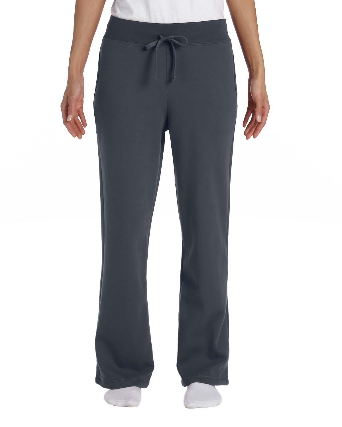 Gildan Women s Heavy Blend Ladies 8 oz 50 50 Open Bottom Sweatpants G184FL Walmart