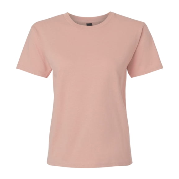 Gildan Women's Heavy Short Sleeve T-Shirt 100% Cotton Durable Plain Soft Tee (Dusty-Rose, M)