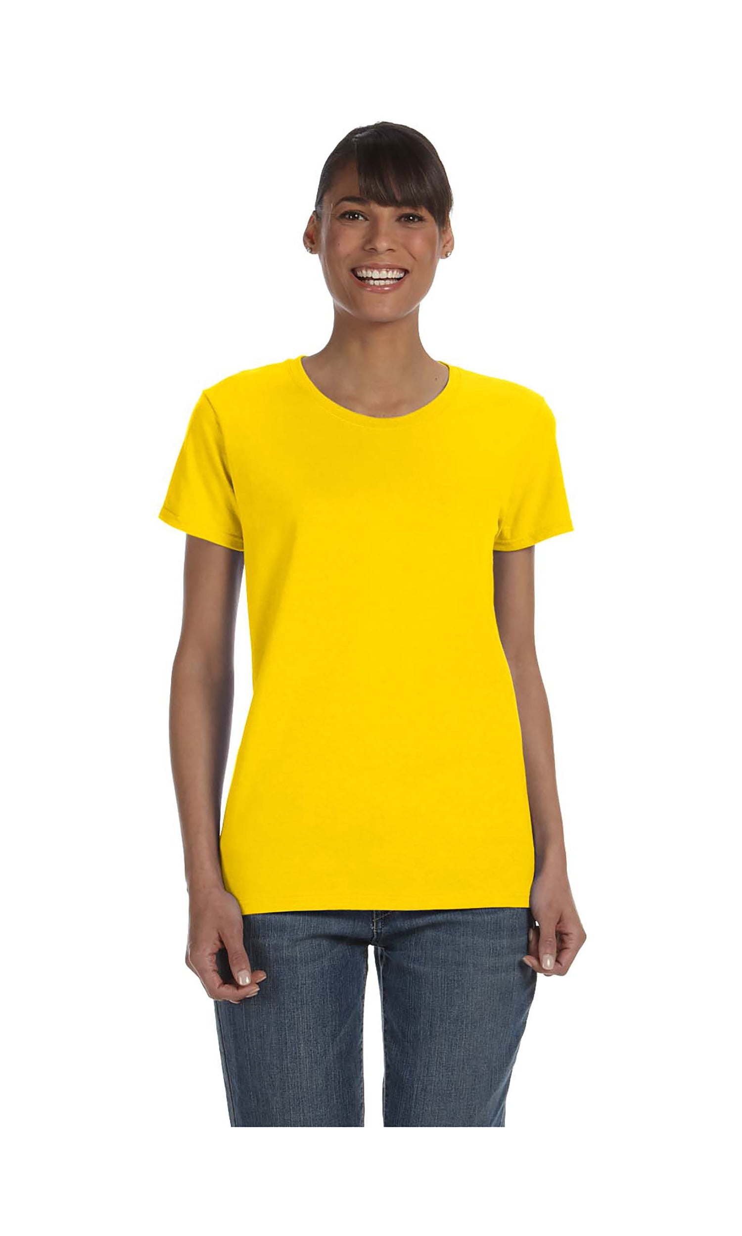 Gildan Men's Heavy Taped Neck Comfort Jersey T-Shirt in Dubai - UAE