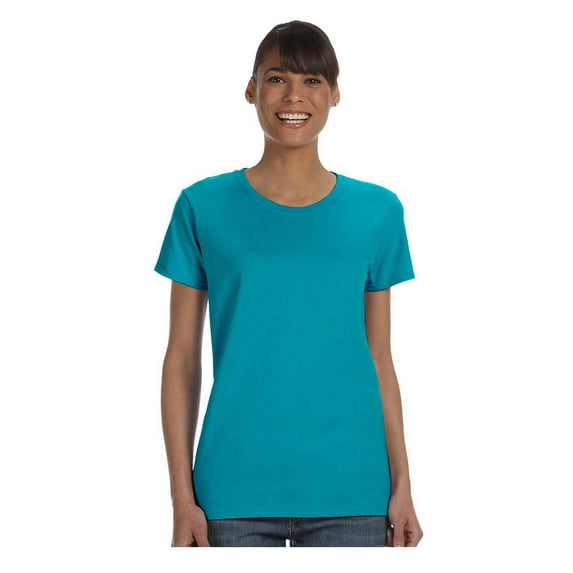 Gildan Women's Heavy Taped Neck Comfort Jersey T-Shirt, Style G5000L