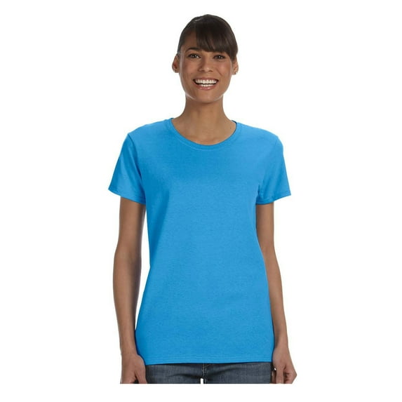 Gildan Women's Heavy Taped Neck Comfort Jersey T-Shirt, Style G5000L