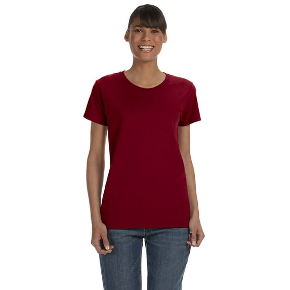 Gildan Women's Heavy Taped Neck Comfort Jersey T-Shirt, Style G5000L