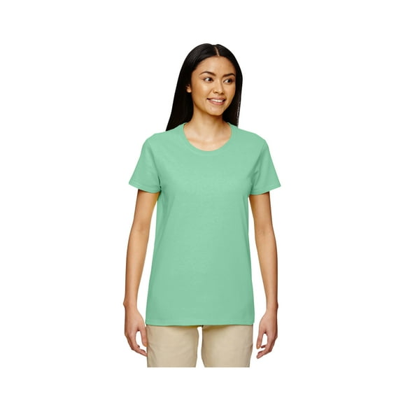 Gildan Women's Heavy Taped Neck Comfort Jersey T-Shirt, Style G5000L