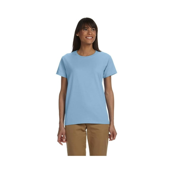 Gildan Women's Seamless Double Needle Preshrunk T-Shirt, Style G2000L