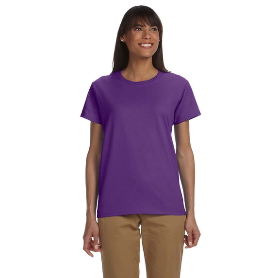 Gildan Women's Seamless Double Needle Preshrunk T-Shirt, Style G2000L