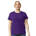 thumbnail image 1 of Gildan Women's Short Sleeve T-Shirt 100% Cotton Classic Fit Crew Neck Solid Color Tee (Purple, S), 1 of 7