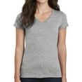 thumbnail image 1 of Gildan Women’s Short Tee - Heavy Cotton Women’s V-Neck T-Shirt 5V00L - Basic Short Sleeve Value Shirt for Ladies, 1 of 4