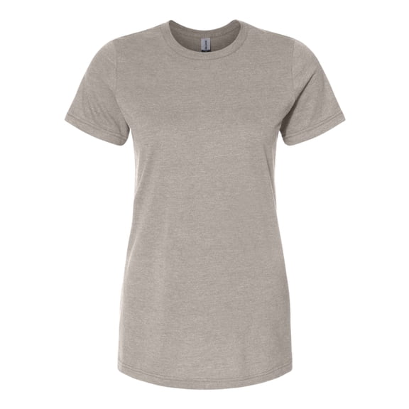 Gildan Women's Softstyle CVC T-Shirt Semi-fitted Crewneck Tee Shirt (Slate, L)