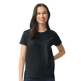thumbnail image 1 of Gildan Women’s T-Shirt, 100 Ultra Cotton, Crewneck Short Sleeve Classic Tee, Black, Sizes S-3XL, 1 of 5